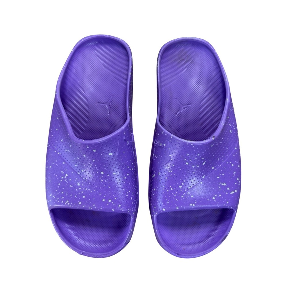 Nike Jordan Post‎ Slides Purple Youth 6Y Women's 7.5 Sandals Comfort EUC